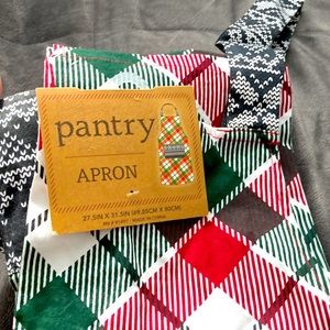 Apron - with festive holiday print.